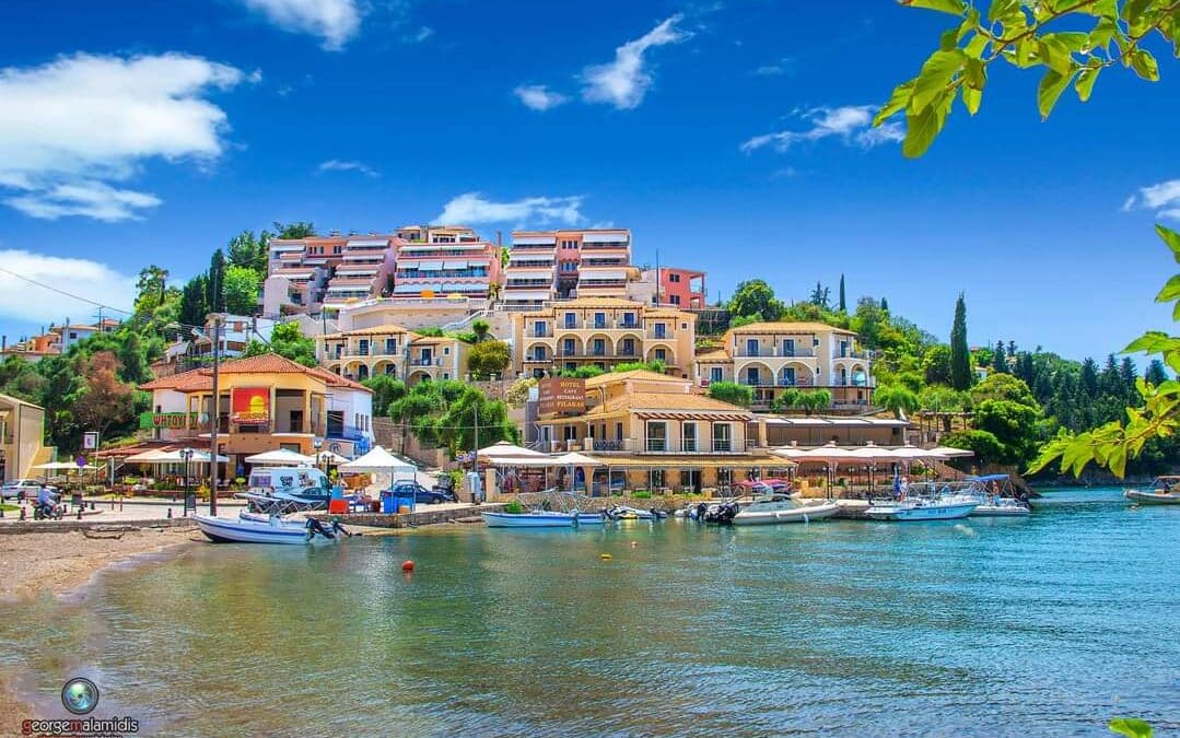 Blue lagoon beach in Sivota Thesprotia